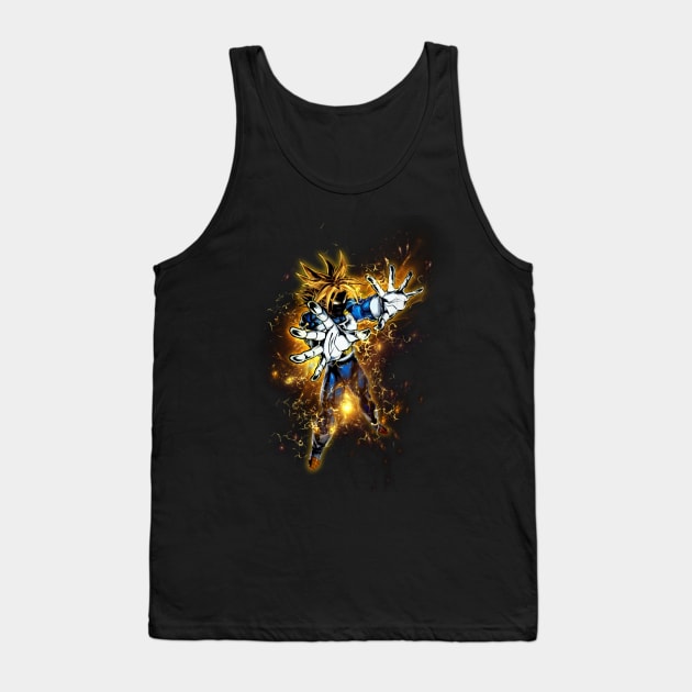 Future Aura Warrior Armor Tank Top by syanart